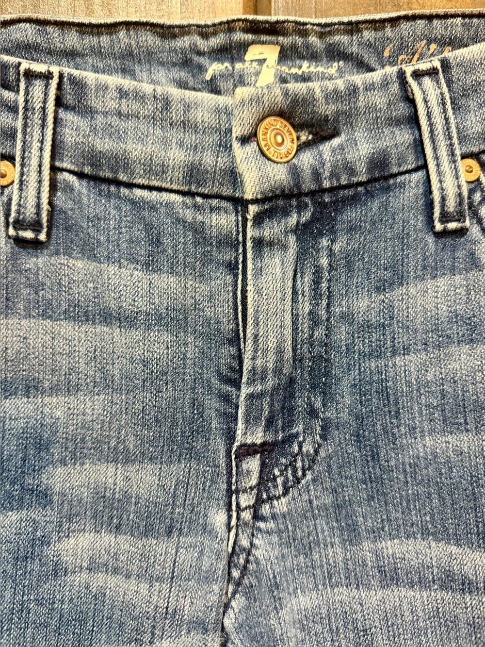 7 For All Mankind “A” Pocket Bootcut Jeans - Picture 9 of 14